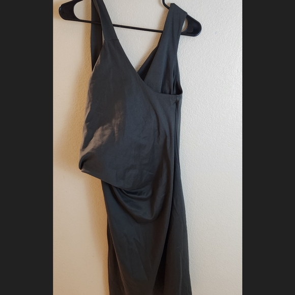 COS Dresses & Skirts - COS Sleeveless Wrap Gathered Green Evening Cocktail Dress Medium